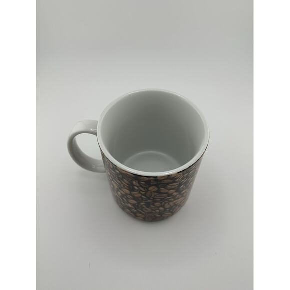 STARBUCKS 2007 Coffee Bean Design 16 OZ Ceramic Coffee Mug - Picture 5 of 8